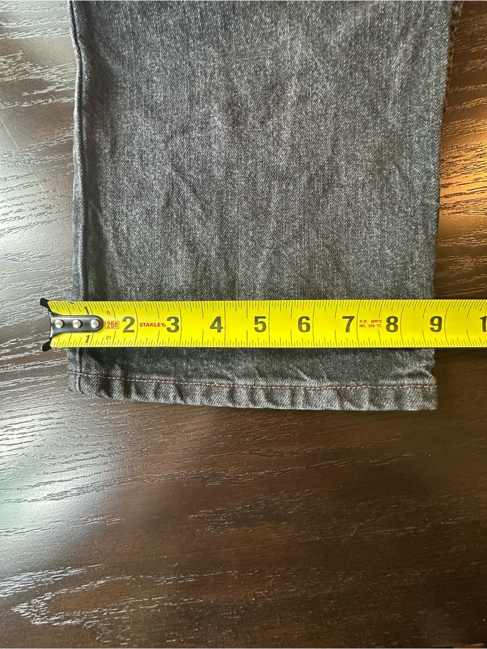 Eddie Bauer Classic Fit Black Denim Jeans 38x30 Straight Leg - Picture 8 of 11